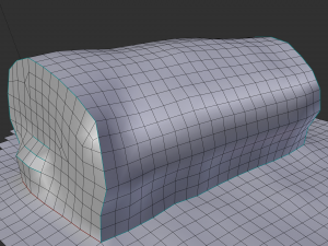 3d sawn of tree part model Model 3D