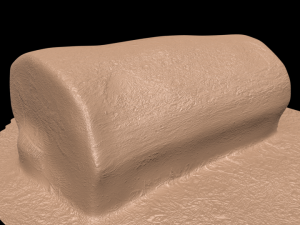 3d sawn of tree part model Model 3D