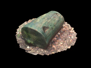 3d sawn of tree part model 3D Model