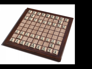 luxury laminated shogi board 3D 모델