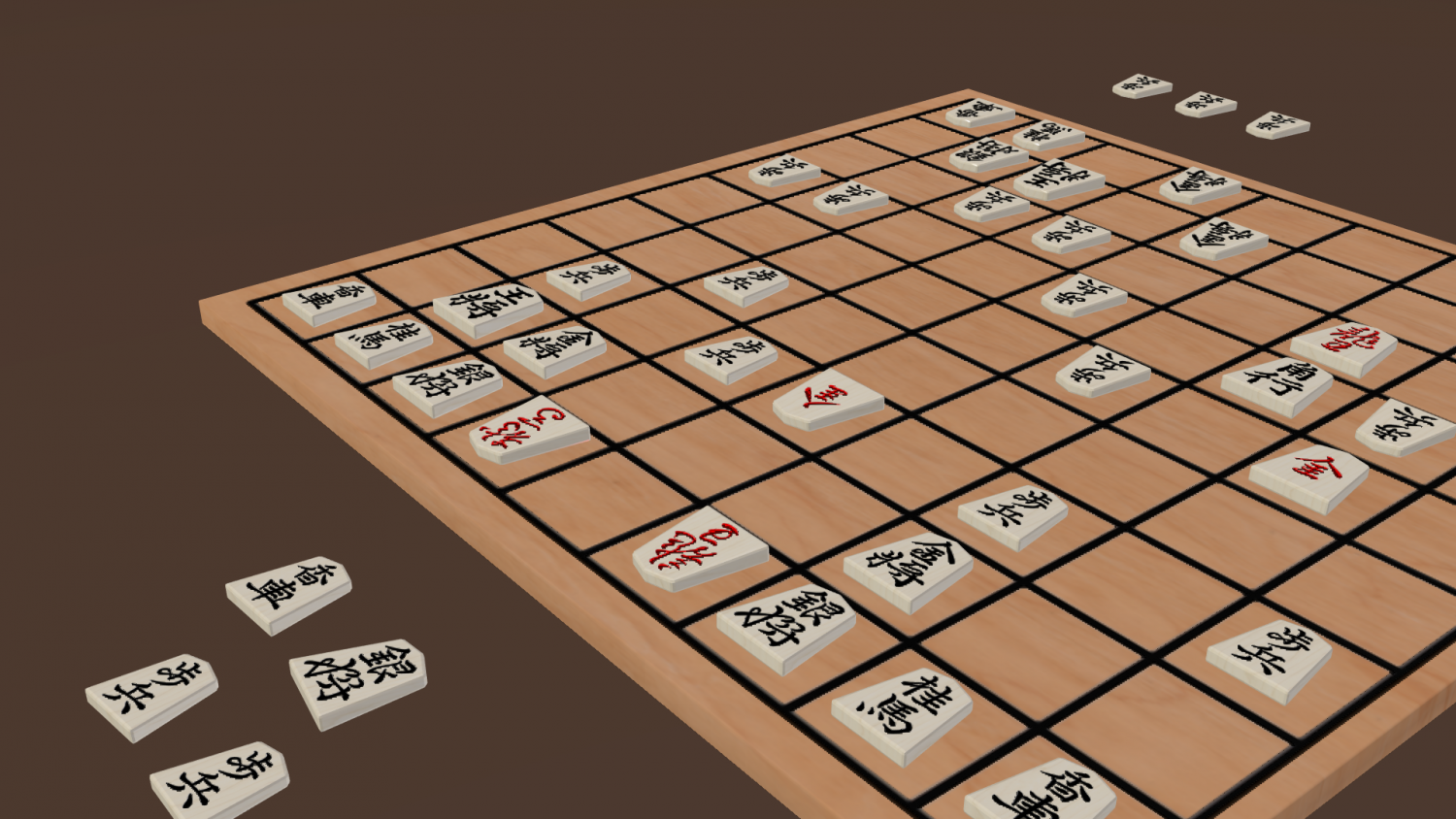 Conjunto de jogos de xadrez japonês Shogi Modelo 3D - TurboSquid 1822465