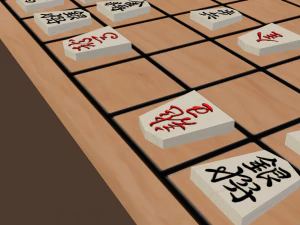 traditional shogi board 3D Model