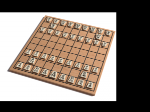 traditional shogi board 3D Модель