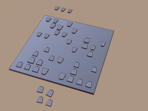 traditional shogi board 3D Модель
