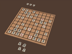 traditional shogi board 3D Модель