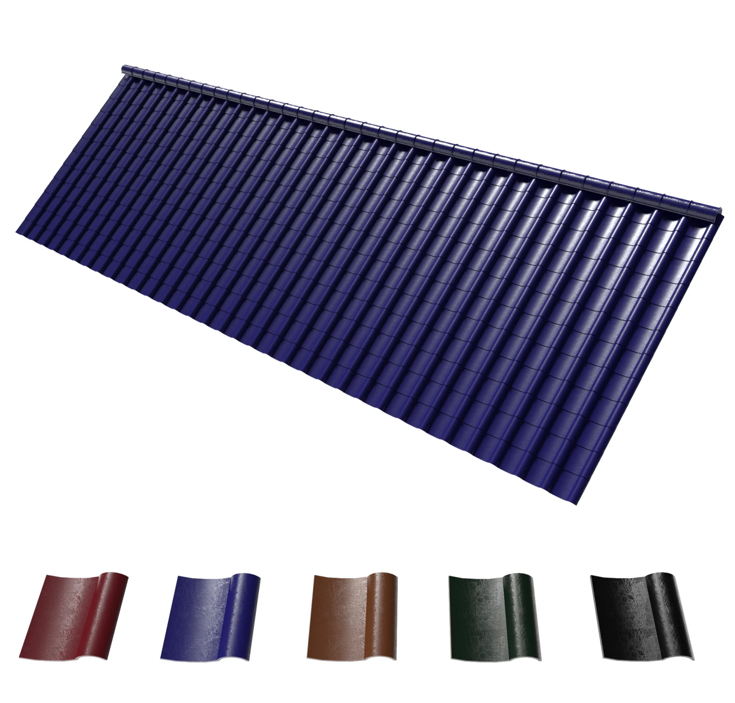 3d adjustable roof tiles 3D Model .c4d .max .obj .3ds .fbx .stl .blend 