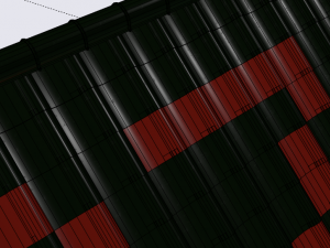 3d adjustable roof tiles 3Dモデル