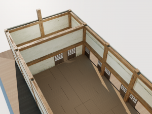 japanese freestanding dojo 3D Model