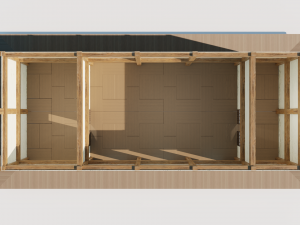 japanese freestanding dojo 3D Model
