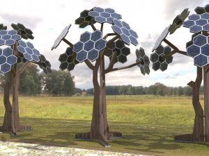 solar energy tree 3Dモデル