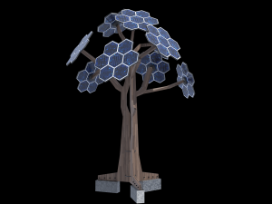 solar energy tree 3Dモデル