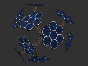solar energy tree 3Dモデル