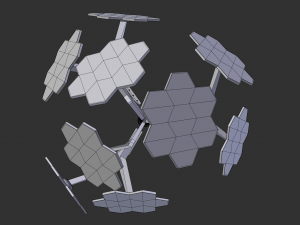 solar energy tree 3Dモデル