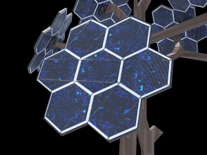 solar energy tree 3D Model