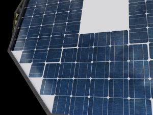 solar energy tree octagonal panels Modello 3D
