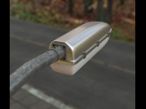 3d street light basic fixture 3D 모델