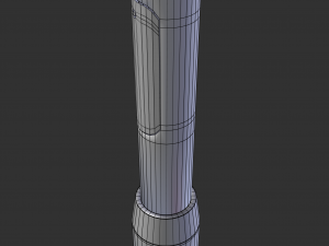 3d street light basic fixture 3D Model