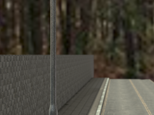 3d street light basic fixture 3D Model