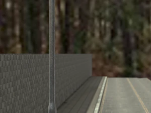 3d street light basic fixture 3D Model