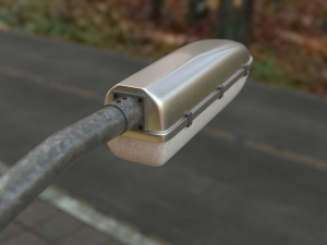 3d street light basic fixture 3D Model