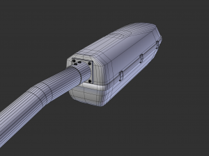 3d street light basic fixture 3D Model