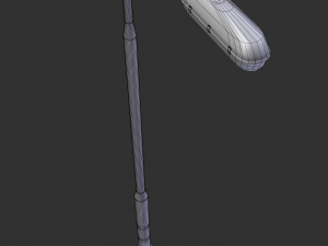 3d street light basic fixture 3D Model