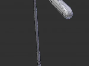 3d street light basic fixture 3D Model