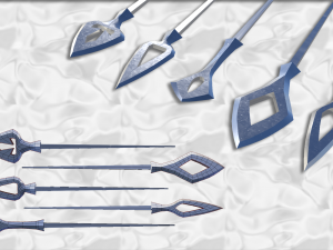 japanese arrow head set 2 3D 프린트 모델