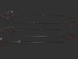 japanese arrow head set 2 Modello di stampa 3D