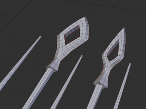 japanese arrow head set 2 Modello di stampa 3D