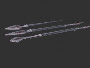 japanese arrow head set 2 Modello di stampa 3D