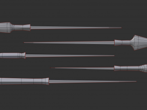 japanese arrow head set 3 Modelo de Impressão 3D
