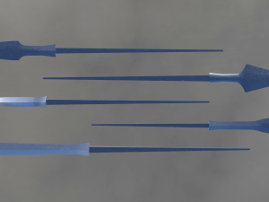 japanese arrow head set 3 Modelo de Impressão 3D