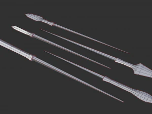 japanese arrow head set 3 3D Print Model