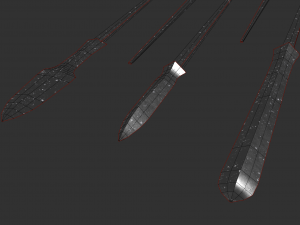 japanese arrow head set 3 Modelo de Impressão 3D