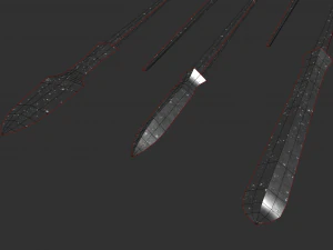 japanese arrow head set 3 3D Print Model