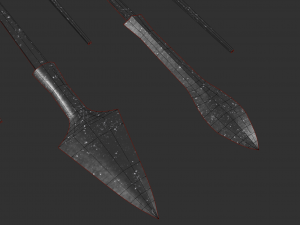 japanese arrow head set 3 Modelo de Impressão 3D