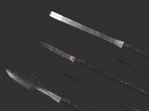 japanese arrow head set 3 Modelo de Impressão 3D
