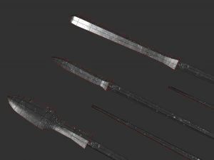 japanese arrow head set 3 3D Print Model