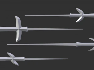 japanese arrow head set 4 3D Print Model