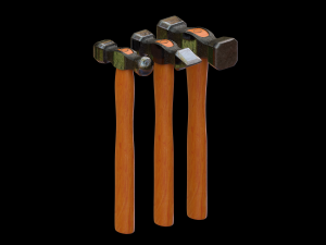 forging hammer pack 3D Модель