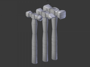 forging hammer pack 3D Модель