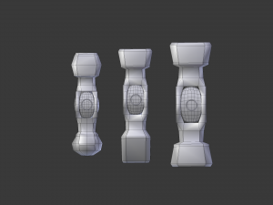 forging hammer pack 3D Модель