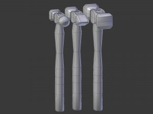 forging hammer pack 3D Модель