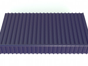 open shed with plaster wall 3D Model