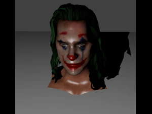 pemahat kepala film joker 2019 Model 3D