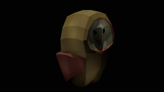 owl Model 3D .c4d .max .obj .3ds .fbx .stl .blend 