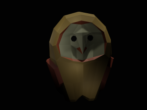 owl Model 3D