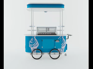 icecream cart 3D Model