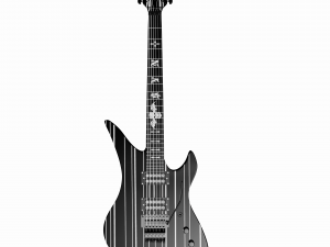 synyster gates - guitar - schecter Modello 3D